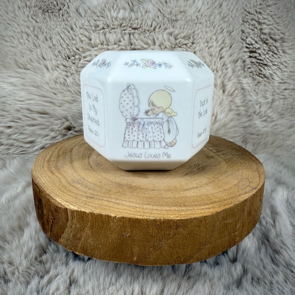 Precious Moments Vintage Bible Verse Piggy Bank